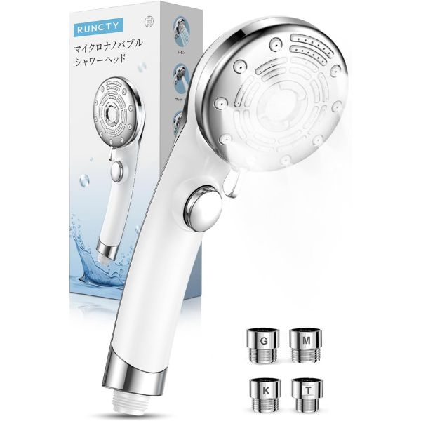 RUNCTY マイクロナノバブル シャワーヘッド